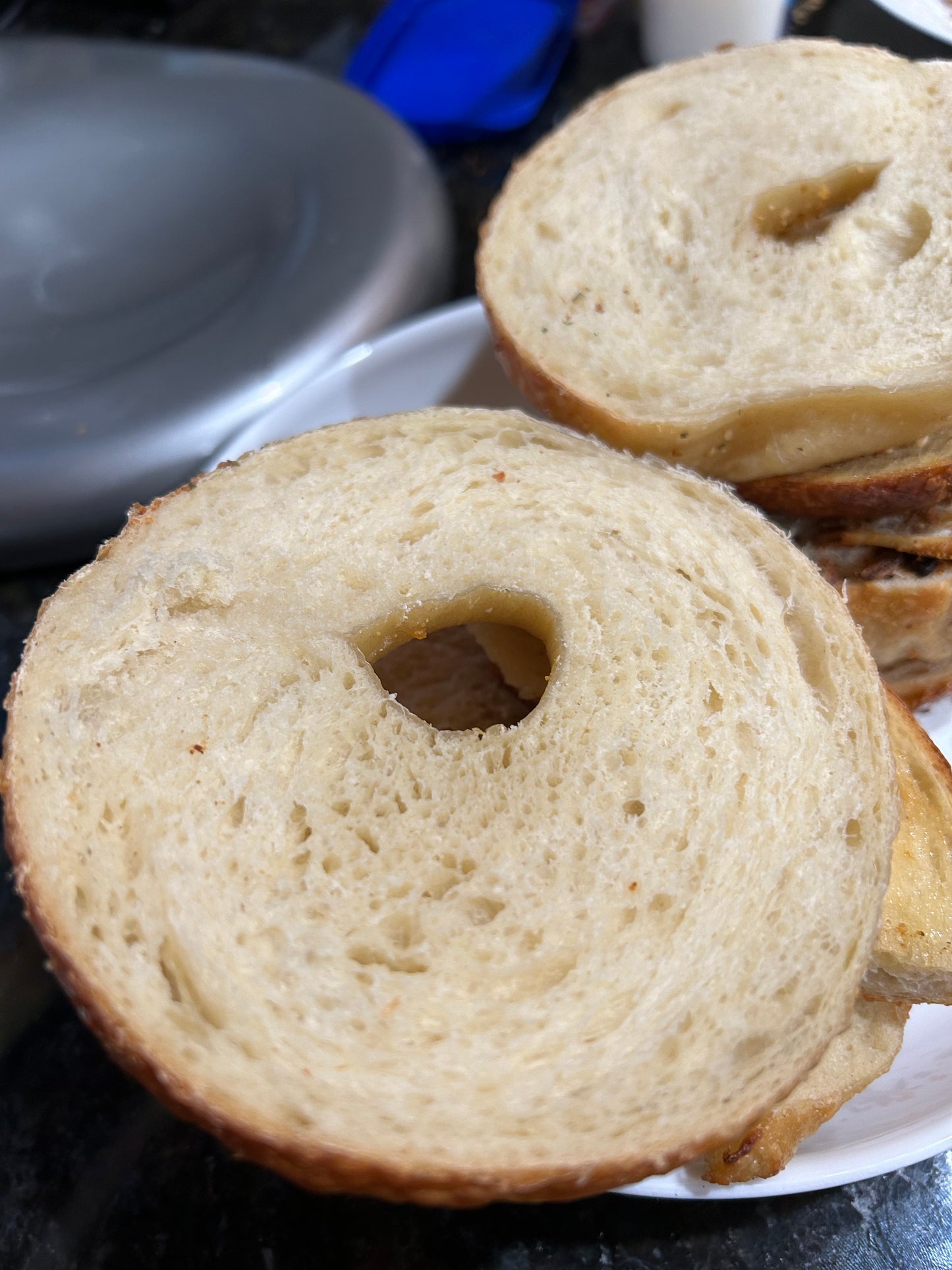 Chili Onion Sourdough Bagel