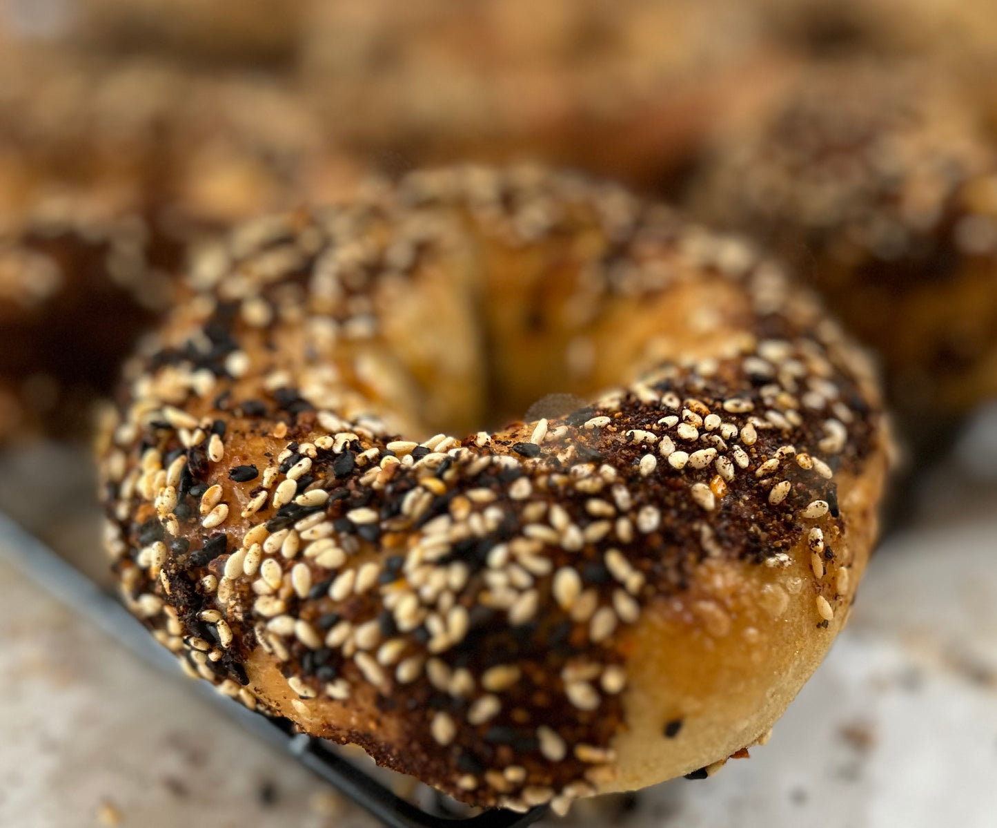 Togorashi “Japanese Spice” Bagel