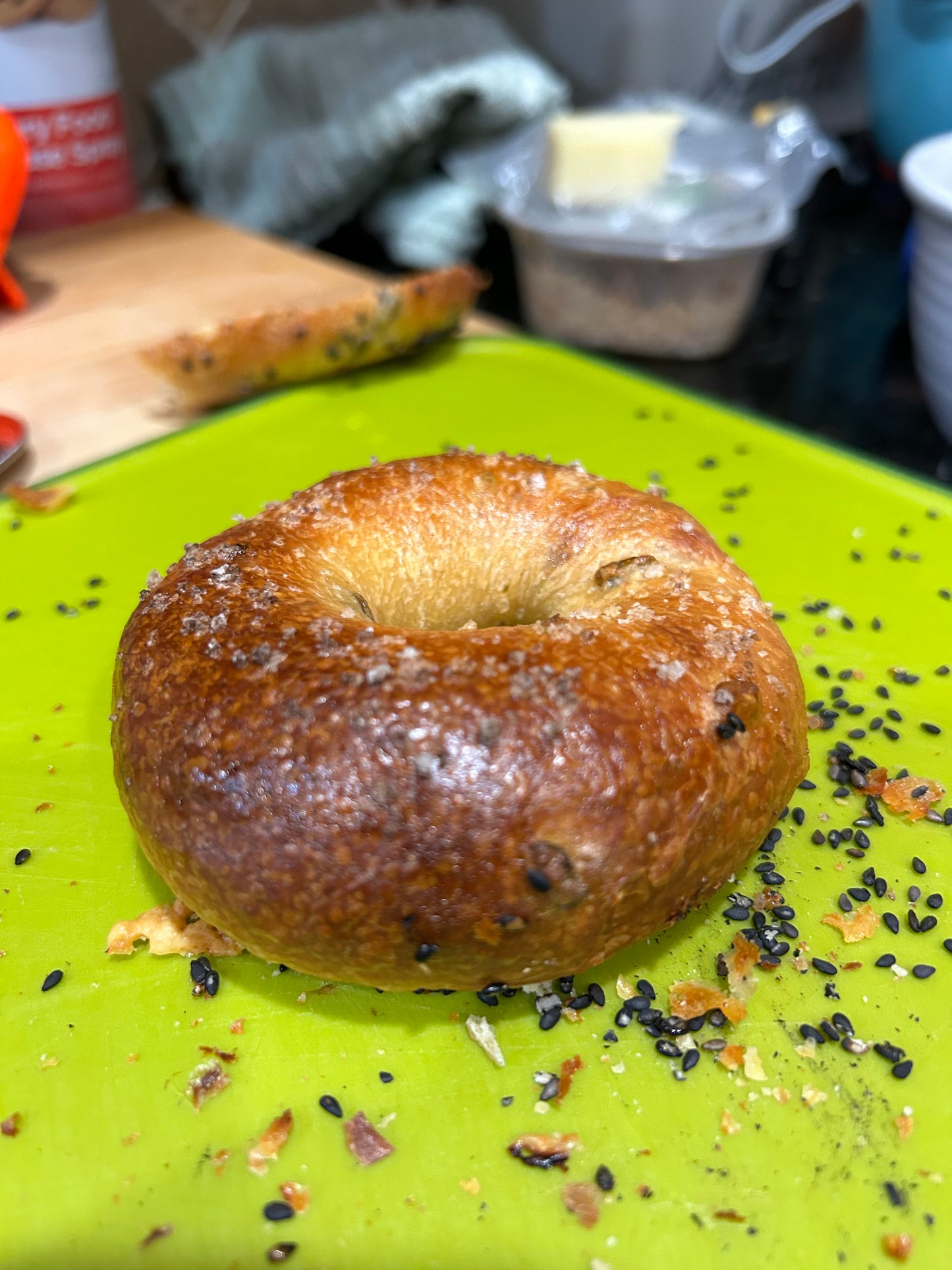 Blueberry-Lemon Bagel