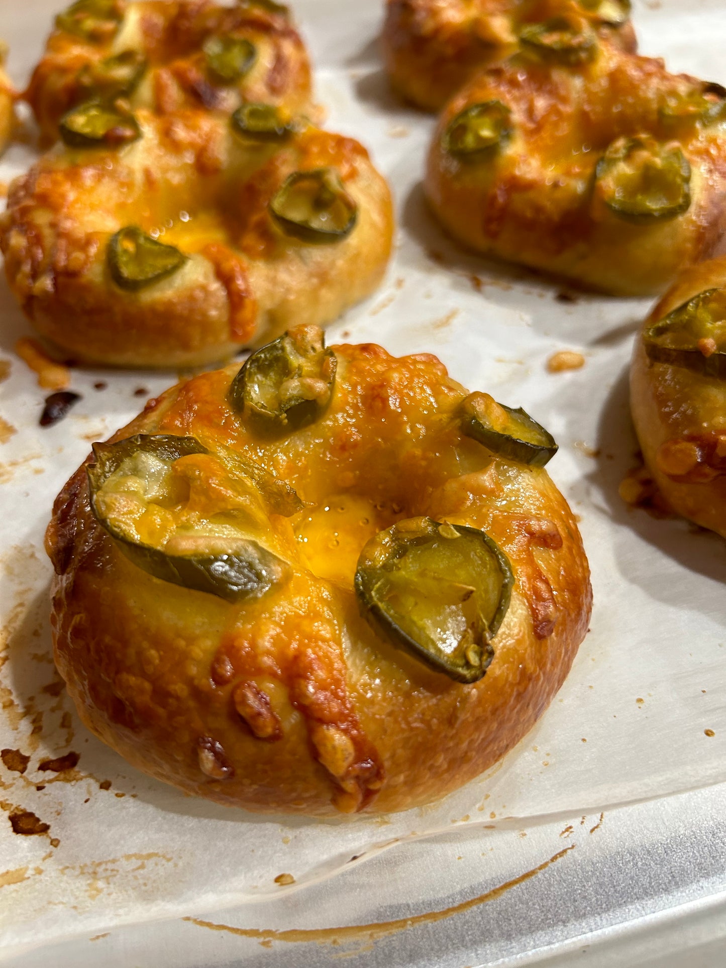 Jalapeño Cheddar Bagel