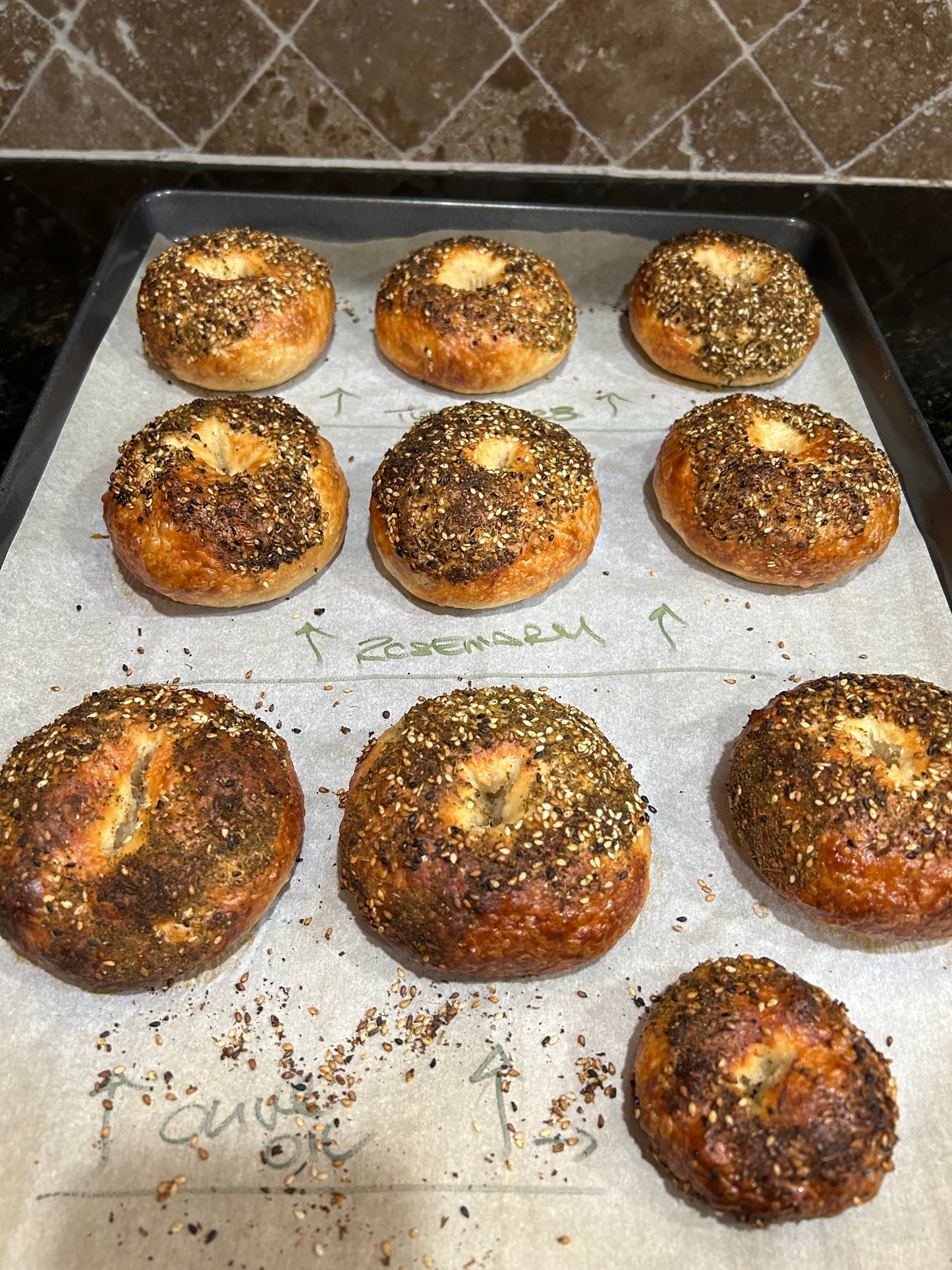 Za’atar Sourdough Bagel