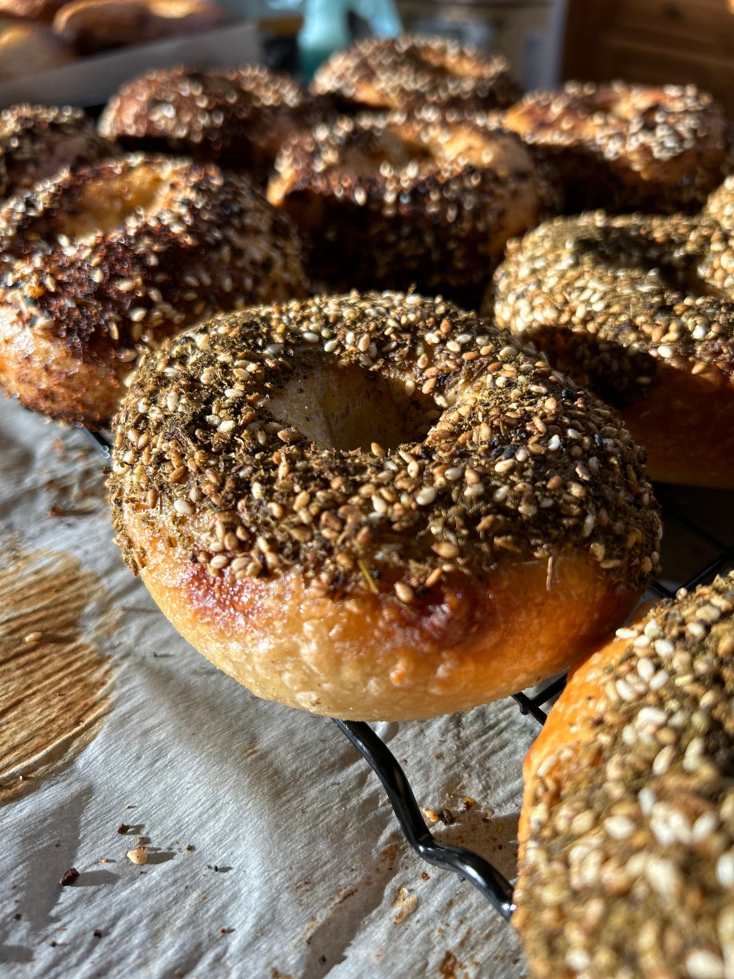 Togorashi “Japanese Spice” Bagel