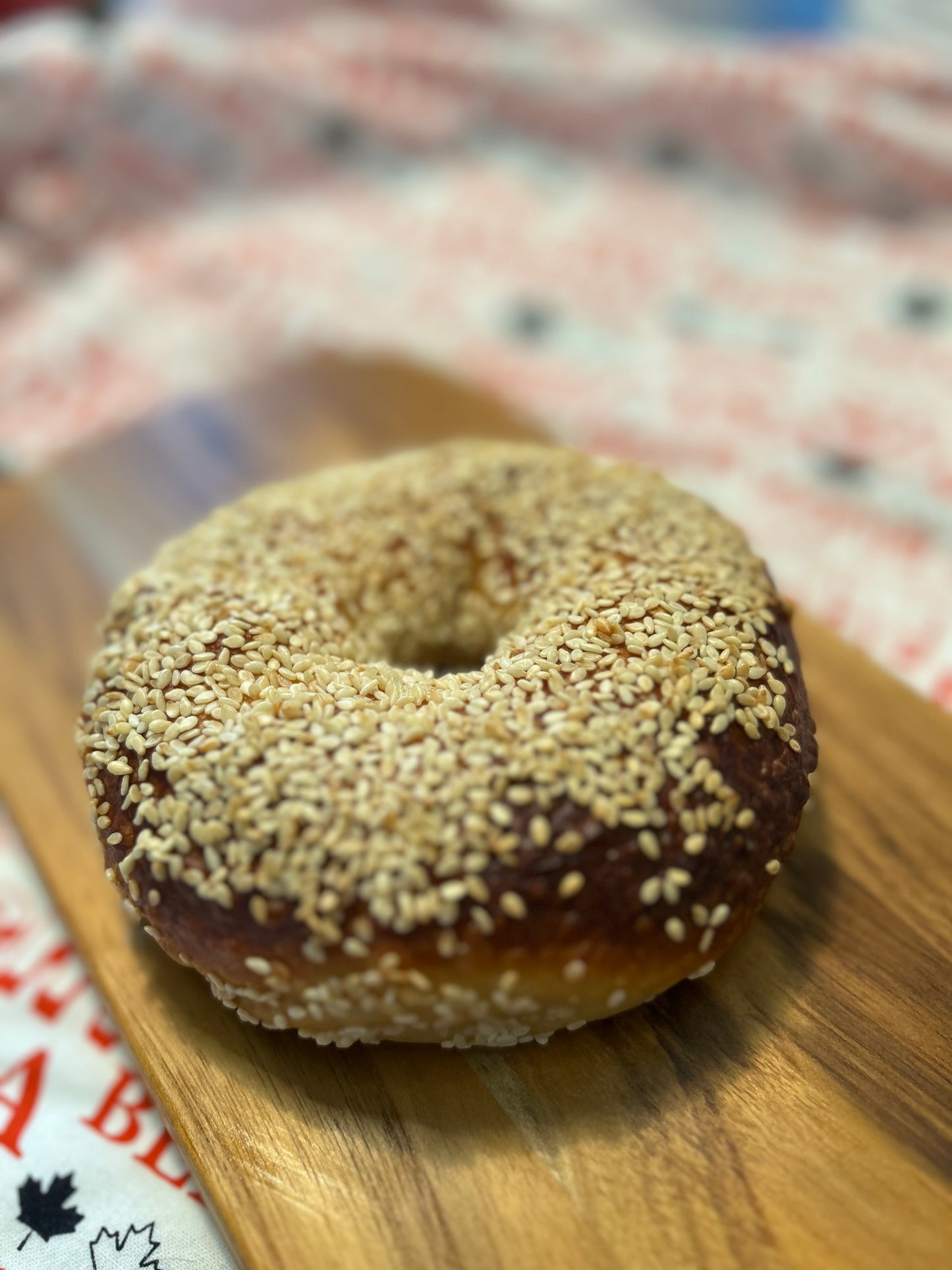 Sourdough Sesame Seed Bagel