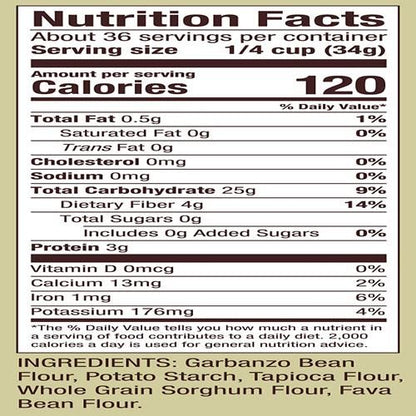 Bobs Red Mill Gluten Free All Purpose Baking Flour, 44Oz (Pack Of 1) - Vegan, Kosher