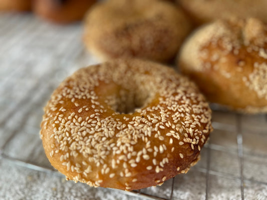 Sourdough Sesame Seed Bagel