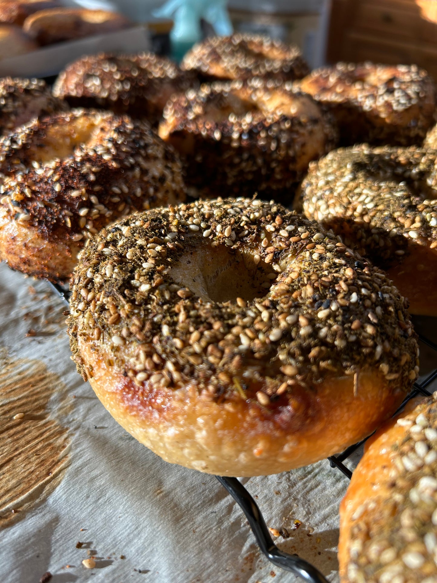 Togorashi “Japanese Spice” Bagel