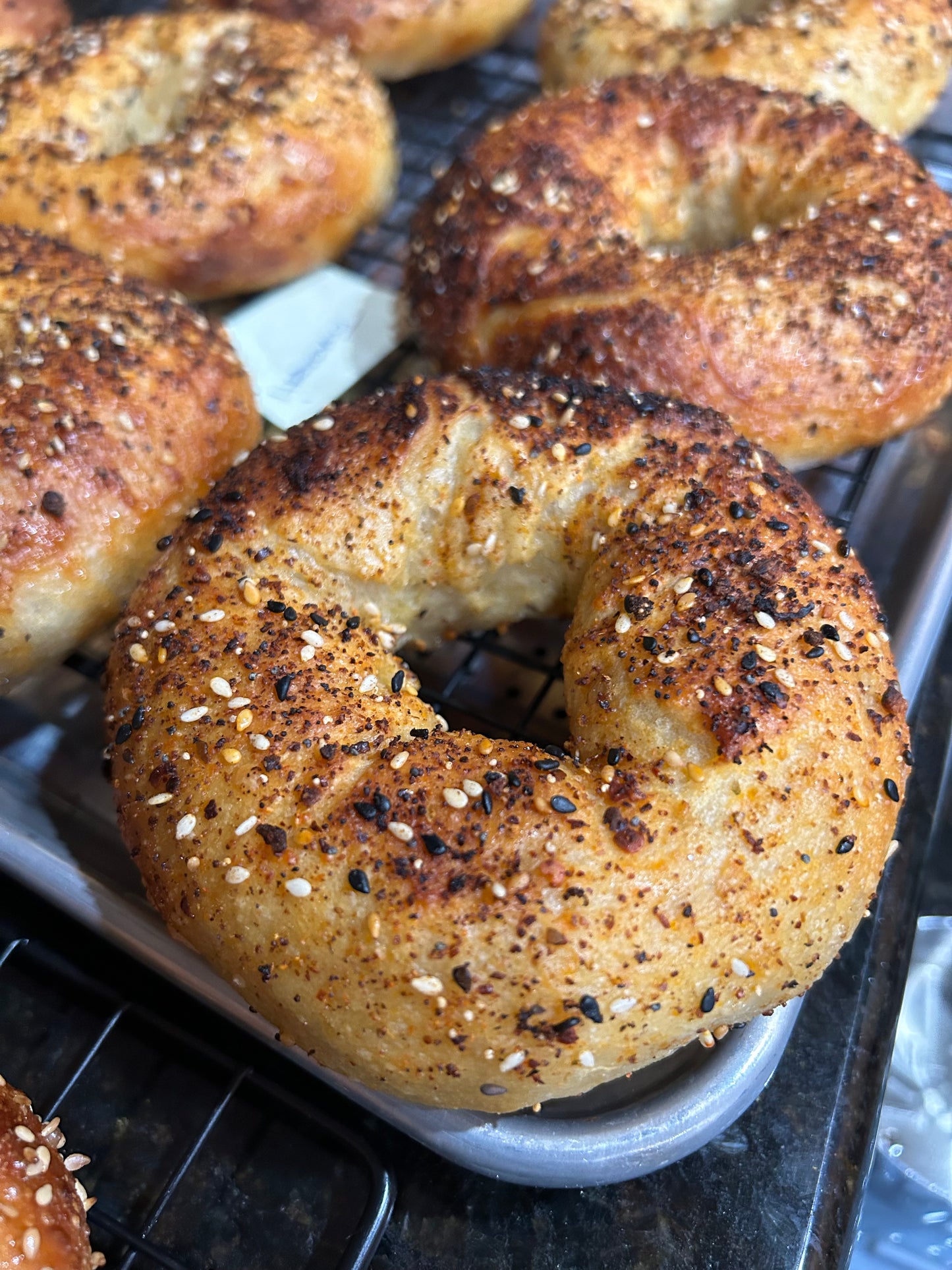 Togorashi “Japanese Spice” Bagel
