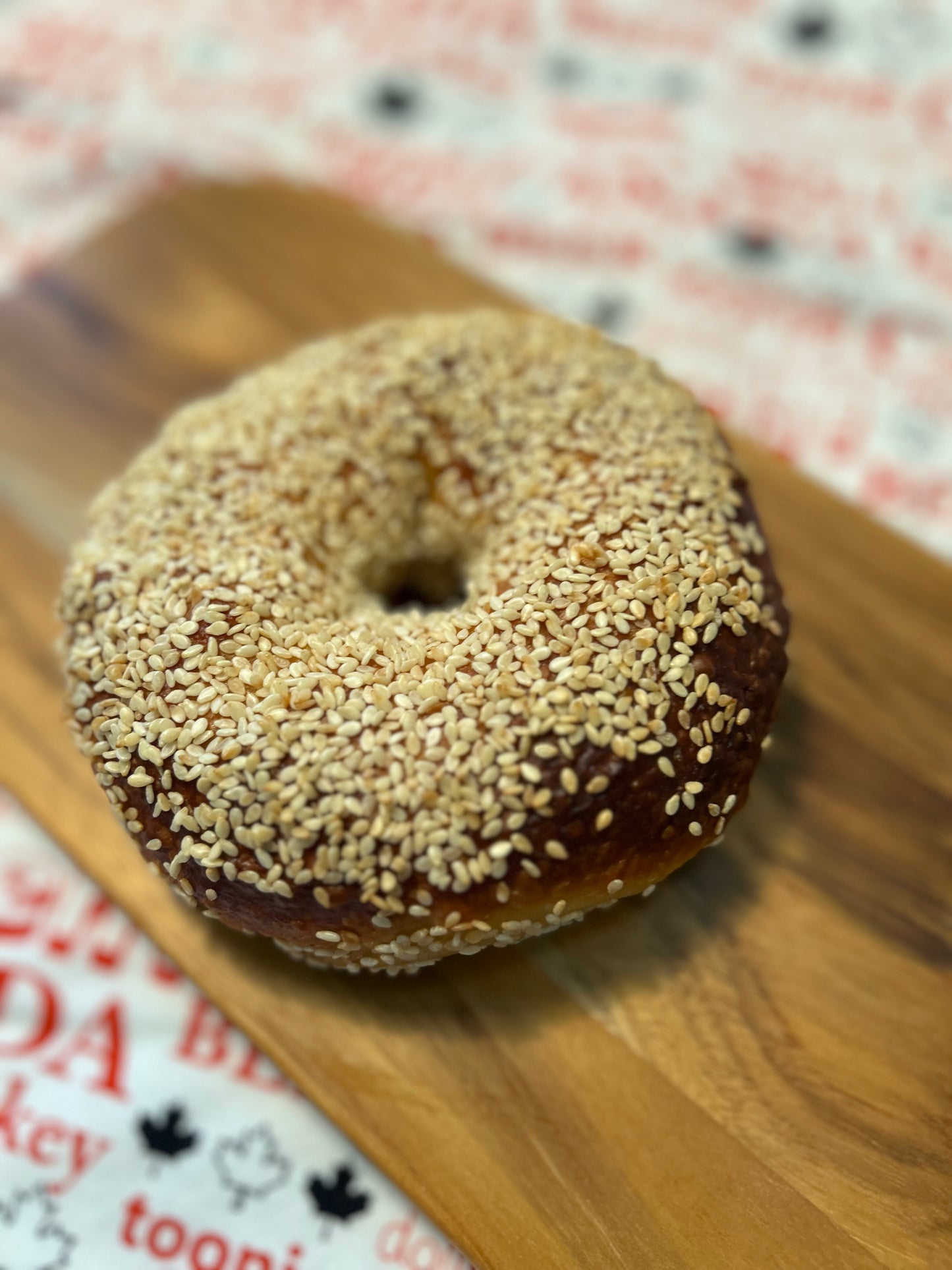 Sourdough Sesame Seed Bagel