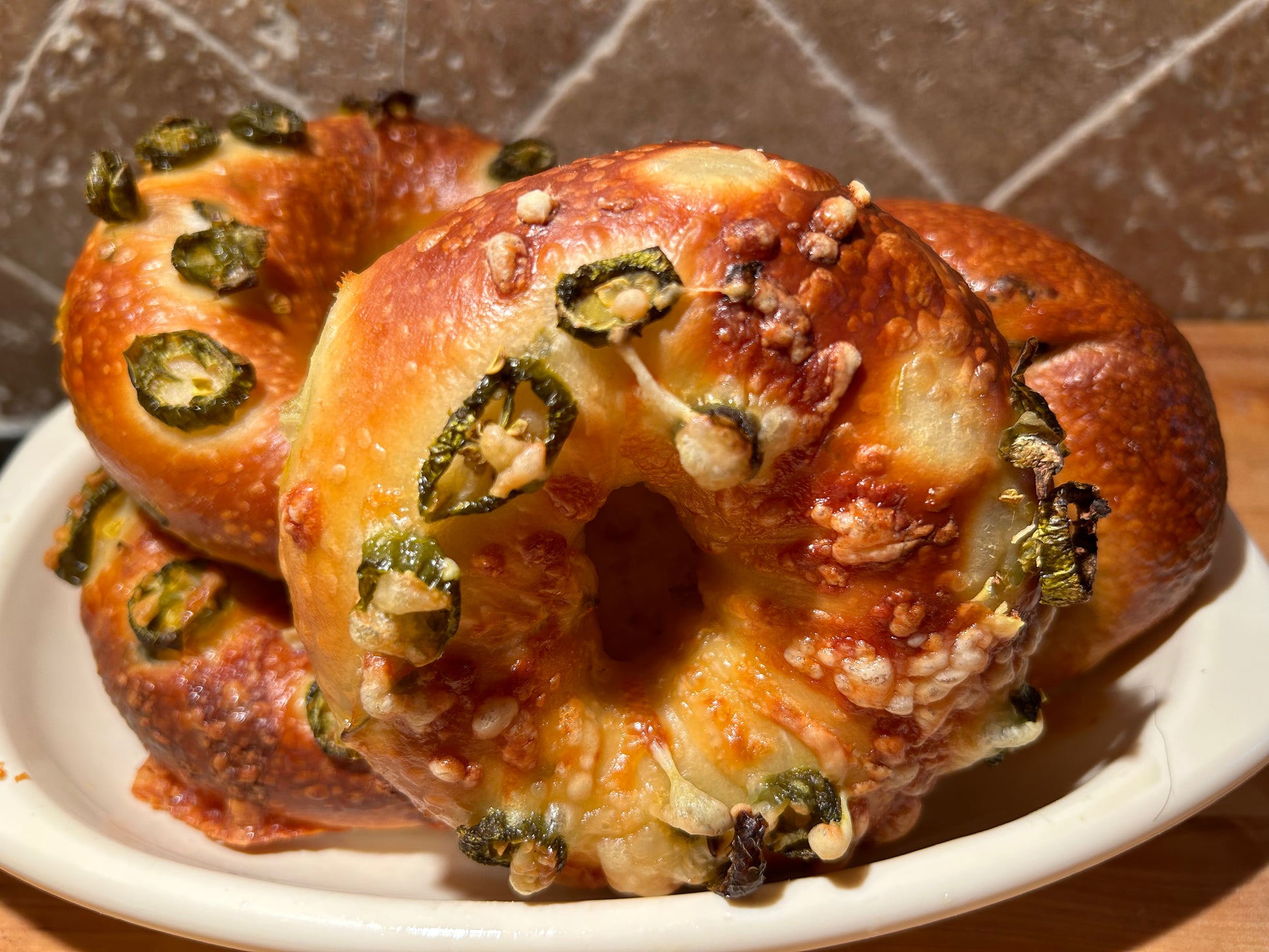 Jalapeño Cheddar Bagels - Mont Royal Bagels