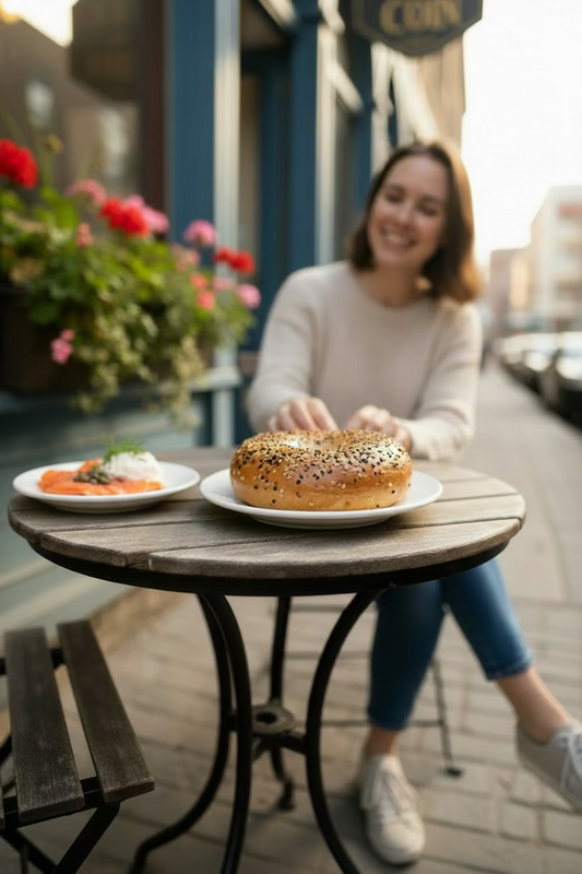 Everything “All Dressed” Bagel - Mont Royal Bagels
