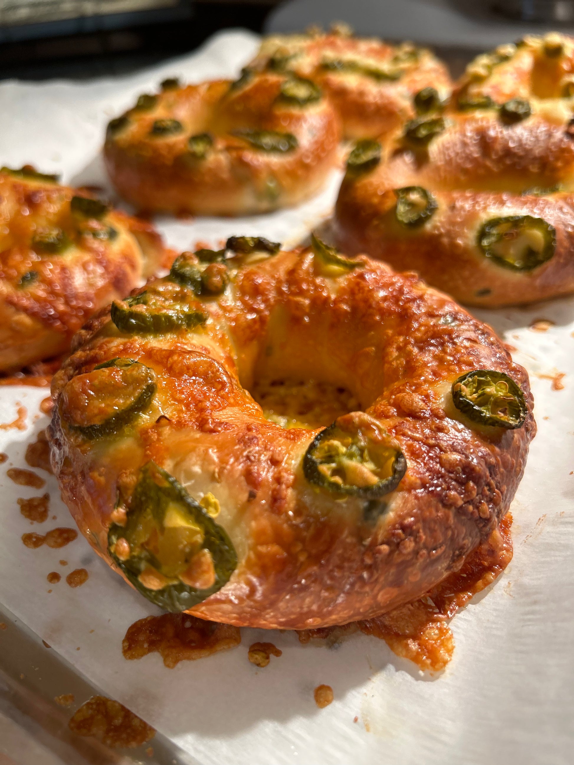Jalapeño Cheddar Bagels - Mont Royal Bagels